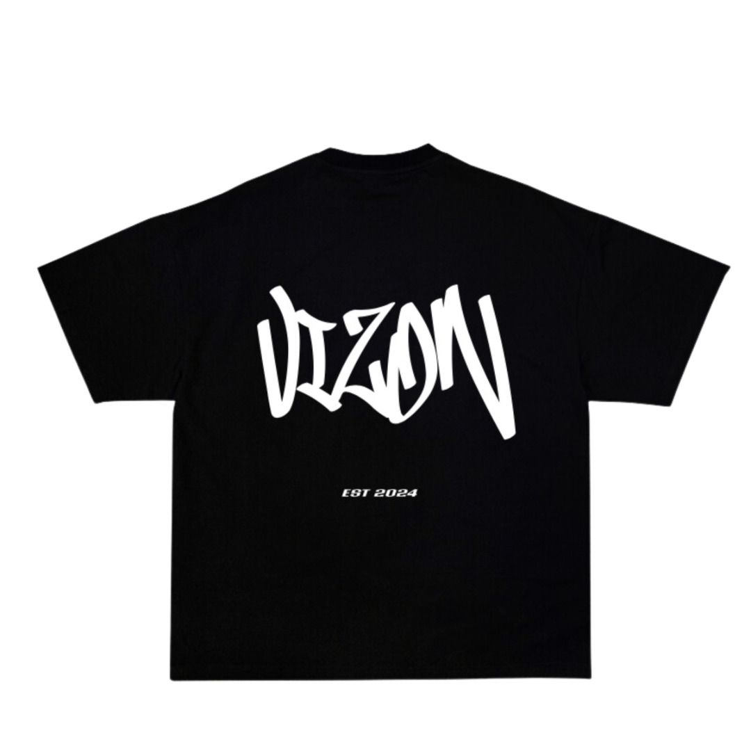 Graffiti Cropped Oversized Tee