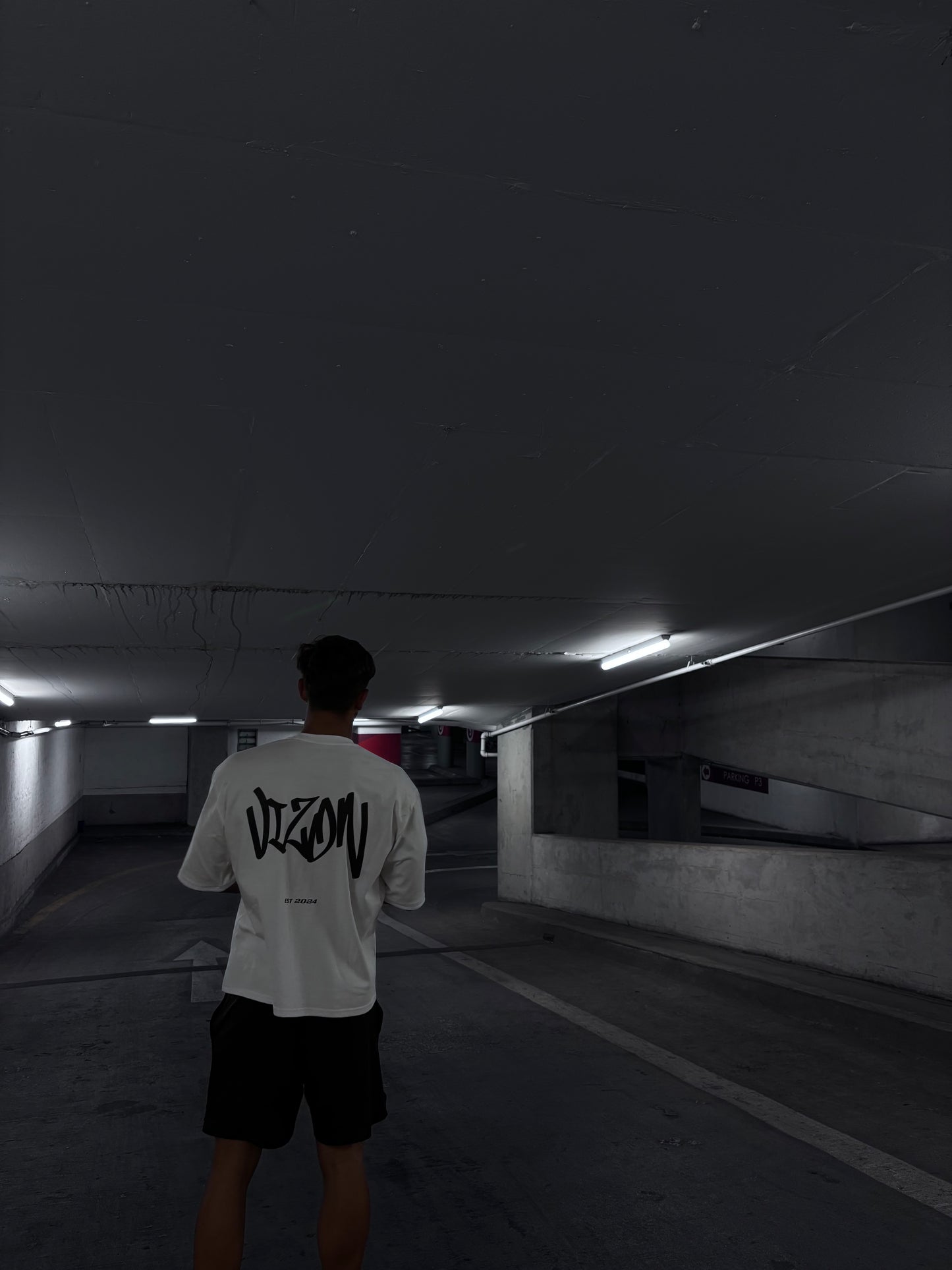Graffiti Cropped Oversized Tee