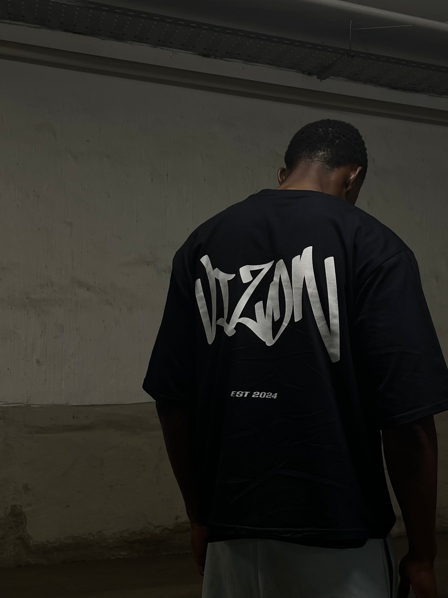 Graffiti Cropped Oversized Tee