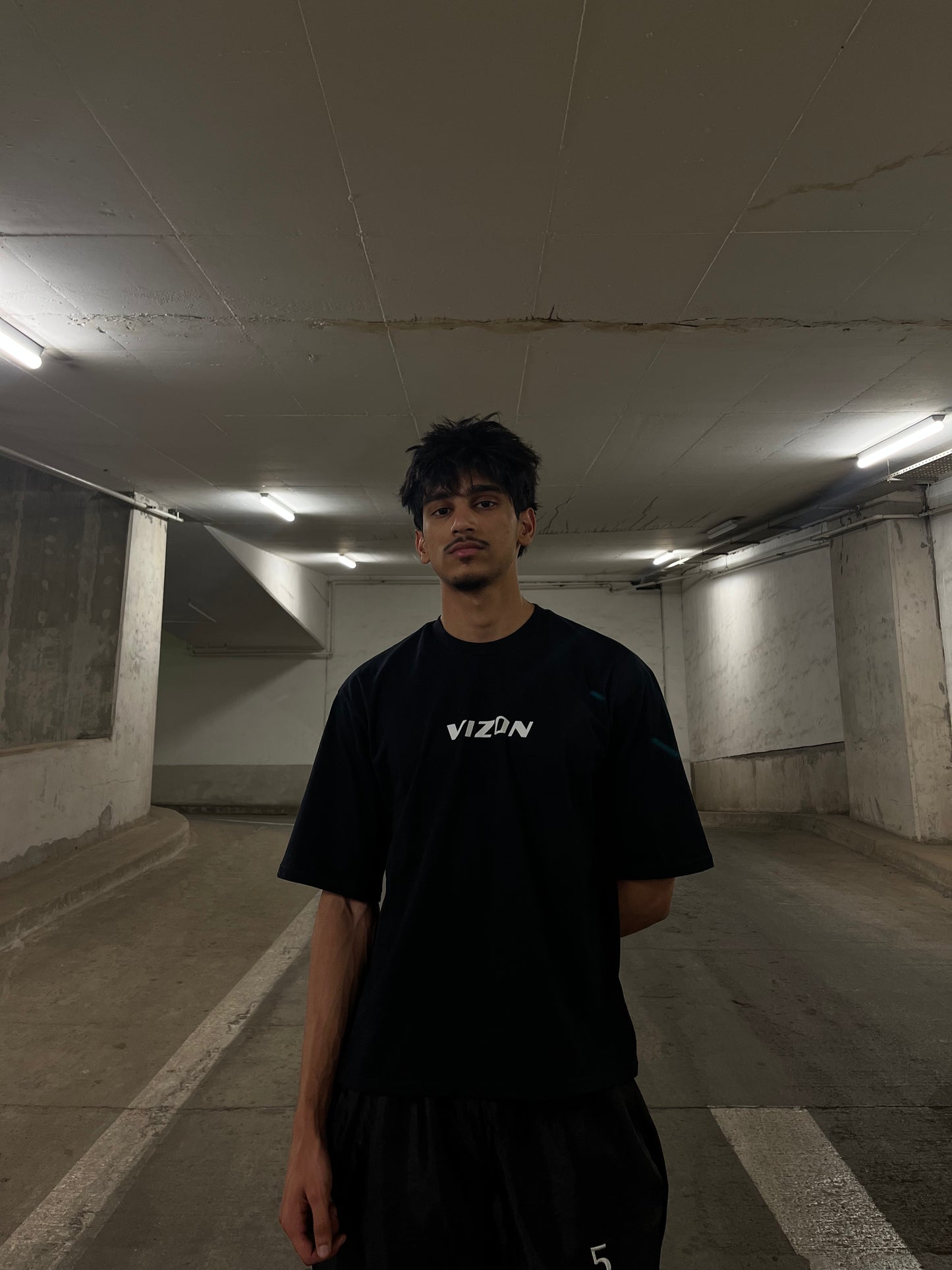 Graffiti Cropped Oversized Tee