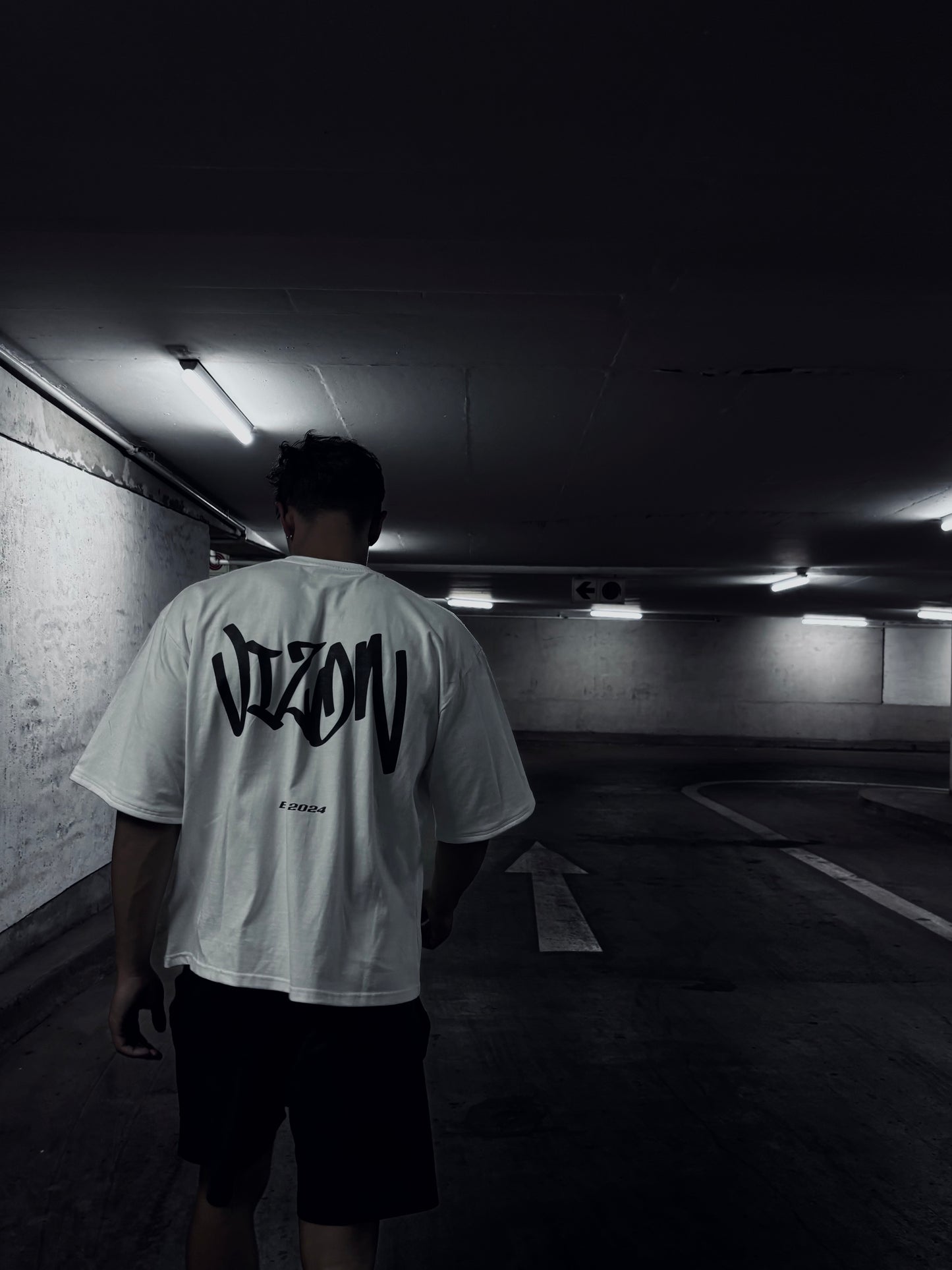 Graffiti Cropped Oversized Tee