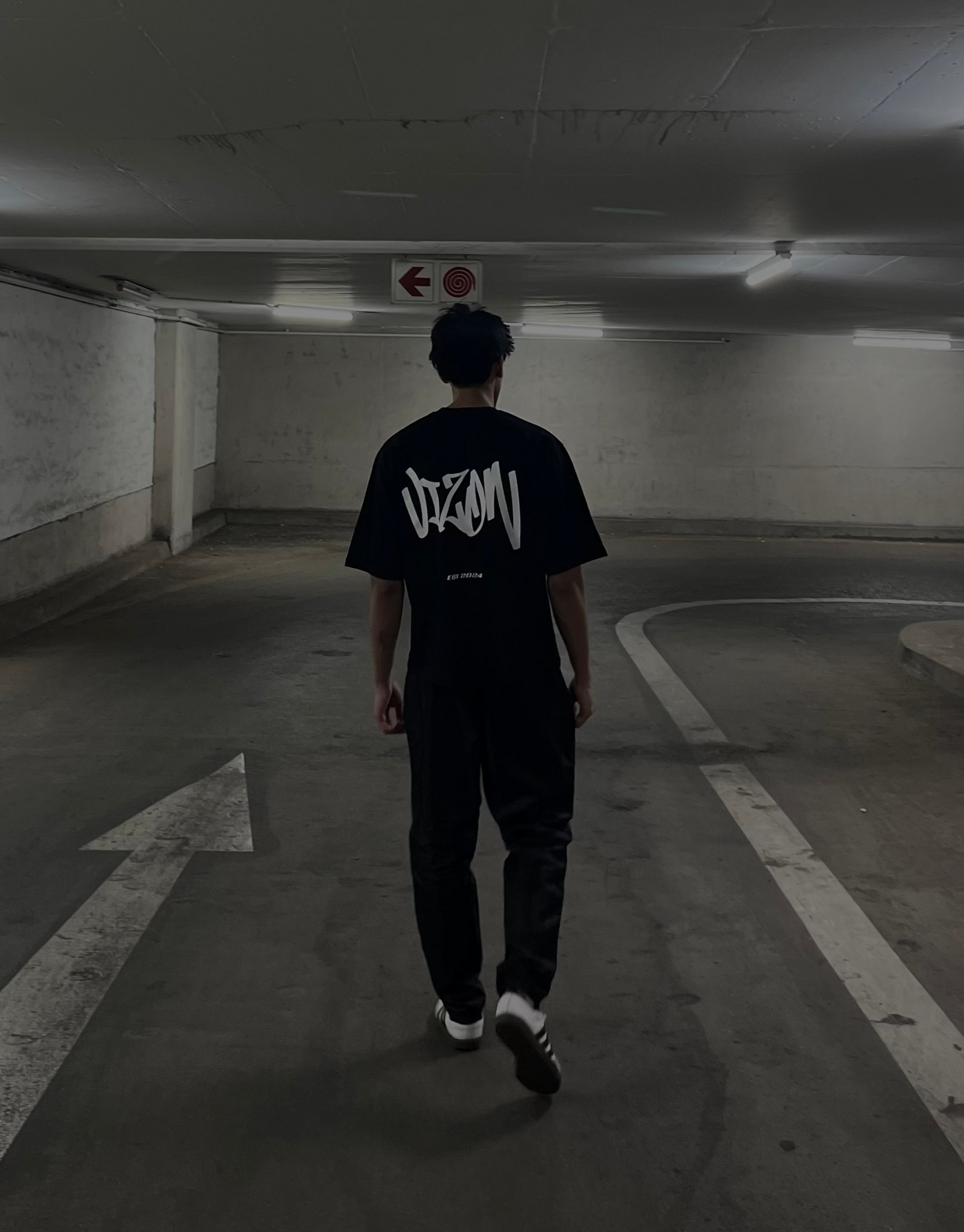 Graffiti Cropped Oversized Tee