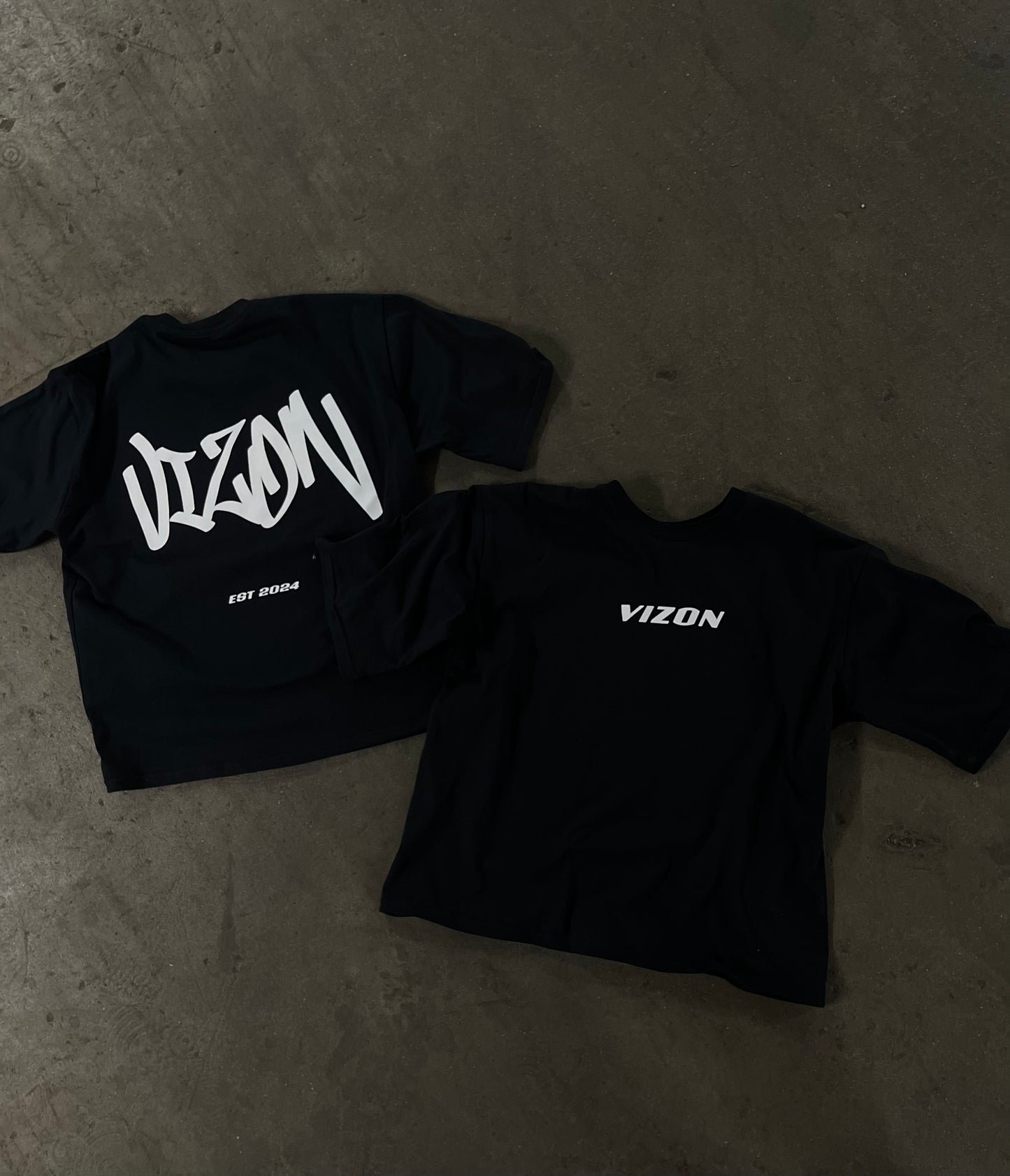 Graffiti Cropped Oversized Tee